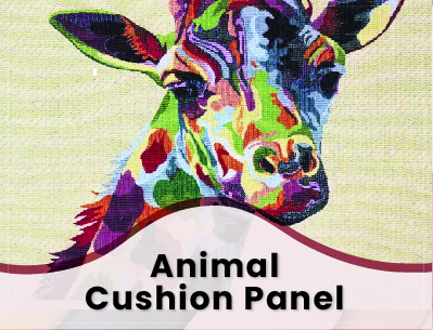 Animal Cushion Panel Fabric