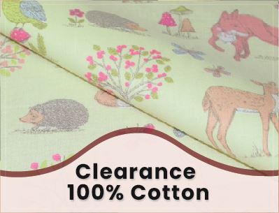 Clearance 100% Cotton Fabrics