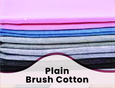 Plain Brushed Cotton Fabrics