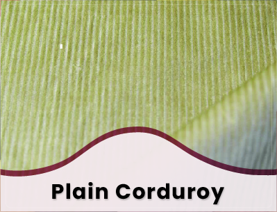 Plain Corduroy Fabrics
