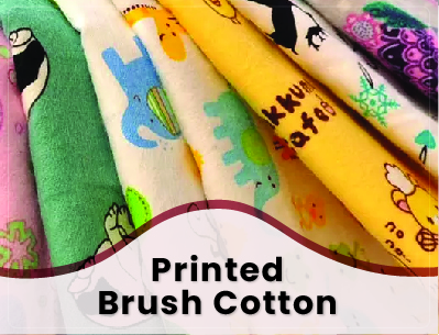 Printed Brushed Cotton Fabrics