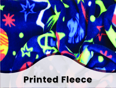 Printed Fleece Fabric