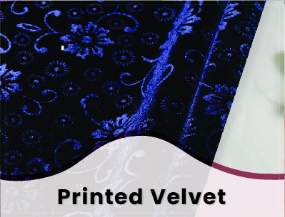 Printed Velvets Fabric